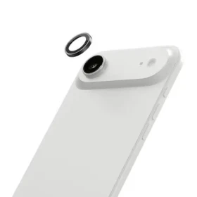 LAUT Prime Glass Camera Ring iPhone 17 Air černá / Ochranné sklo fotoaparátu / tvrzené sklo 9H / instalační rámeček (L_IP25C_PGL_BK)