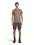 Pánské merino triko s krátkým rukávem ICEBREAKER Mens 125 Cool-Lite Sphere III SS Tee, Porcini velikost: S