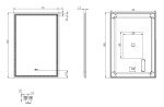 Kielle - Idolio Zrcadlo s LED osvětlením a vyhříváním, 70x100 cm 50324111