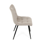 Jídelní židle, hnědá, látka, DCL-193 CAP2