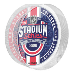 Mustang Puk Columbus Blue Jackets NHL 2025 Stadium Series - Event Crystal Puck