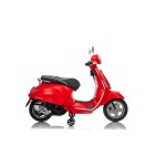 Mamido Dětský elektrický skútr Vespa ROMA červený