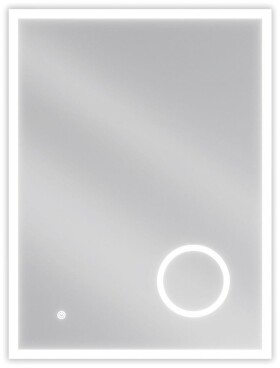 MEXEN - Kala zrcadlo s osvětlením s kosmetickým zrcátkem 60 x 80, LED 600 9820-060-080-611-00