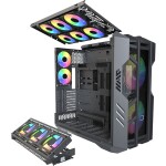 Cooler Master HAF 700 Full Tower černá / E-ATX / 4x USB-A 3.0 1x USB-C 3.1 / 2x 200mm / bez zdroje / průhledná bočnice (H700-IGNN-S00)