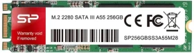 Silicon Power M.2 2280 A55 256GB / Interní SSD / 2.5" / SATA III / čtení:560MBs / zápis:530MBs / SLC (SP256GBSS3A55M28)