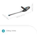 Aku nůžky na živý plot Gardena EasyCut 45/18V P4A solo 14734-55