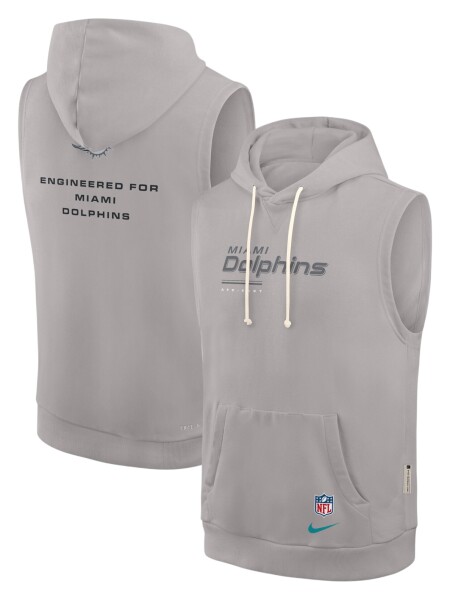 Nike Pánská mikina Miami Dolphins NFL 2026 Sideline Standard Issue Sleeveless Hoodie Velikost: XL