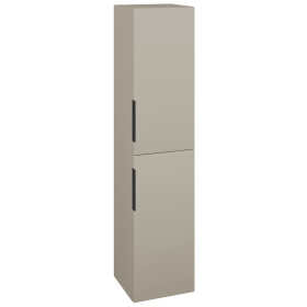 Dřevojas - Vysoká skříň DOS SVD2 35 - L04 Béžová vysoký lesk / Úchytka T07 / L04 Béžová vysoký lesk / Pravé 116699IP