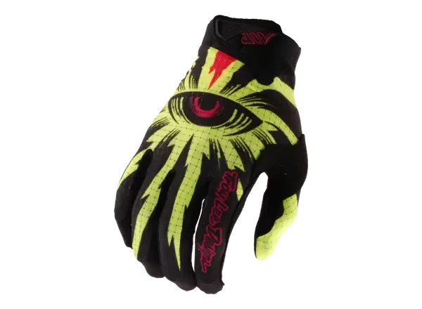 Troy Lee Designs Air Cyclops rukavice Black/Flo Yellow vel. M