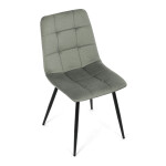 Jídelní židle, zelená, sametová látka, DCL-X7015 GRN2