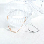 Ocelový náramek Jéssica Rose Gold - chirurgická ocel, Zlatá 17 cm + 5 cm (prodloužení)