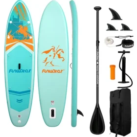 FunWater Nafukovací Paddleboard SUPFW70A 350cm tyrkysová / příslušenství (SUPFW70A)