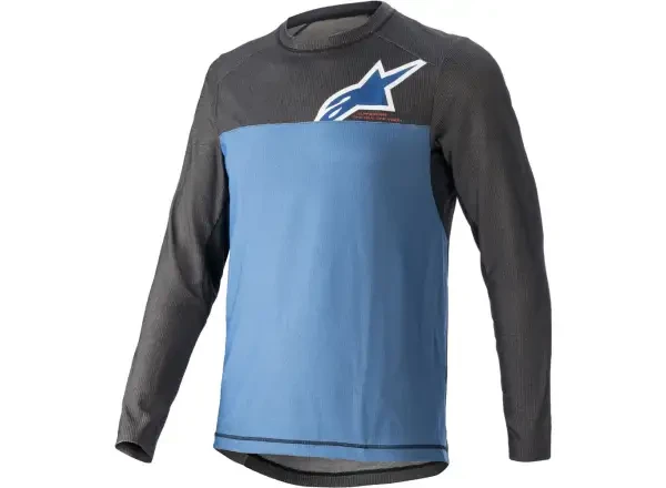 Alpinestars ALPS 8.0 L/S pánský dres dlouhý rukáv Mid Blue/Black Coral vel.