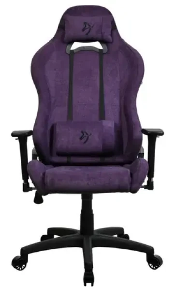 Arozzi Torretta Soft Fabric fialová / Herní židle / látkové čalounění / nastavitelná výška a úhel / otočná o 360° (TORRETTA-SFB-PP)