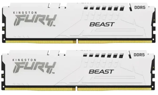 AMD Kingston DDR5 Fury Beast White DIMM 32GB 5600MHz EXPO bílá Kit 2x 16GB KF556C36BWEK2 32