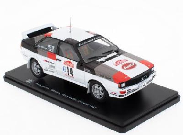 Audi Quattro A1 - Mouton-Pons - Rallye Sanremo 1981 1:24 Hachette