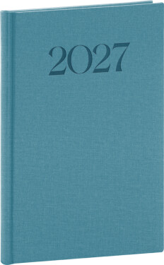 Týdenní diář 2027 Notique A5 Biella modrý