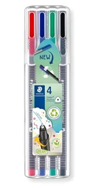 Staedtler Triplus Box 4 ks / Sada linerů / hrot 0,3 mm / mix barev (334 SB4)
