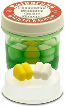 Haldorádó Umělá kukuřice DupleXCorn 8ks 10mm Česnek/Mandle (HD18206)