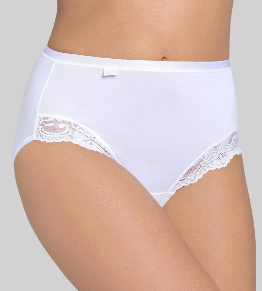 Dámské kalhotky Romance Maxi bílé - Sloggi WHITE 40