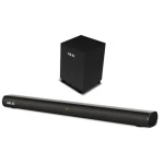 AKAI ASB 20CSW černá / Soundbar 2.1 Subwoofer / 80W / Bluetooth / USB / HDMI / AUX (4905192534165)