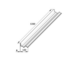 GEOMAT Boční příložník pro profily TR 76/16 a TR 76/18