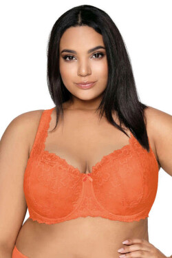 Dámská podprsenka 053/22 Carmela orange plus - MAT oranžová 90/C