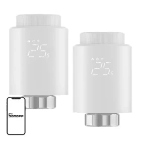 Sonoff TRVZB 2 ks / Termostatická hlavice / ZigBee / Chytré vytápění (TRVZB 2Pack)