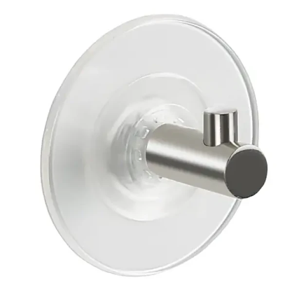 Spirella SUKI háček s přísavkou průhledný / PVC / nerez ocel / 60 mm (7610583137418)