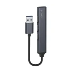 AK-70 USB Hub 4 porty / USB hub / 3x USB-A 2.0 + 1x USB-A 3.0 / 5 Gbps / hliník (SAVAK-70)
