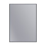 Erga Rectangle, obdélníkové zrcadlo 50x70 cm, černý rám, ERG-V01-RECTAGLE-5070-BK