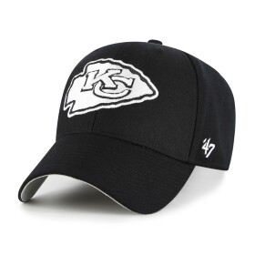 47 Brand Pánská kšiltovka Kansas City Chiefs NFL Black & White MVP Adjustable
