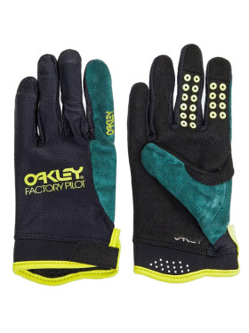 Oakley ALL MOUNTAIN BLACK/BAYBERRY cyklistické rukavice