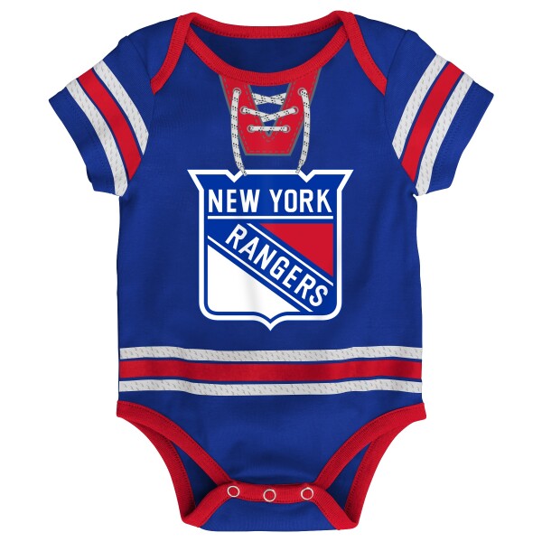 Outerstuff Dětské body New York Rangers NHL Hockey Pro Creeper – Blank Velikost: 6 – 9 měsíců
