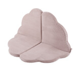 PLUSH NEST PLUSH NEST Plyšová hrací podložka ve tvaru květu 115 × 115 × 5 cm, prémiový manšestr, světle růžová