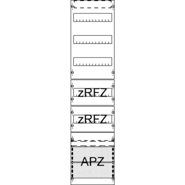 Striebel & John 2CPX054015R9999 FV17A2R2 Rozváděcí pole vestavné Počet modulů (šířka) = 12 Počet řádků = 3 Obsah 1 ks