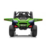 Mamido Elektrické autíčko Buggy UTV KCK 4x4 zelené 24V | 800W | 50 kg | EVA | LED | 2,4Ghz | ECO kůže