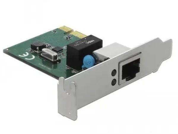 DeLock PCI Express karta / Síťová karta / 1× Gigabit LAN RJ45 / low profile (90381)