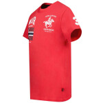 Geografické Norsko Jequestre 254 M SY1305H/GN-Red tričko L
