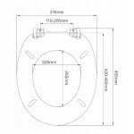 Wc sedátko se zpomalovacím mechanismem AWD Interior MDF Arona 1852 AWD02181852