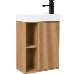 CERANO - Umyvadlová skříňka pro WC Sofia - dub medový - 49,5x62x25 CER-670744