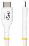 StarTech USB-C 240W PD bílá / Nabíjecí kabel / USB-C - USB-C / 4 m (USB2EPR4MW)