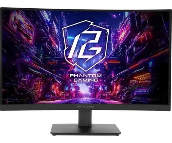 27" ASRock Phantom Gaming PG27QRT1B černá / VA zakřivený / 2560 x 1440 / 180Hz / 1ms / 5000:1 / HDMI+DP / VESA (90LXA0F0-A0E1A0V)