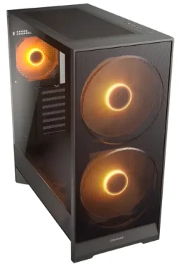 COUGAR Airface 180 černá / Skříň PC / Midi Tower / ARGB / tvrzené sklo / ATX (CGR-5VA4B-RGB)