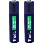 Trust 25585 USB-C Dobíjecí baterie AAA (2ks) / 500 mAh (25585)