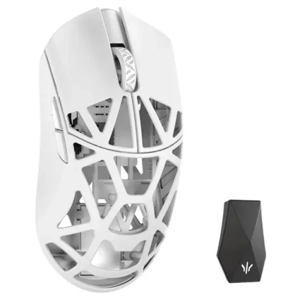 WLMOUSE Beast X Max bílá / bezdrátové myš / optická / 26000 DPI / 5 tlačítek / 2.4GHz / USB-C (MAX-MILKY WHITE-O-SHIXIN)