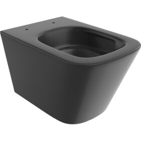 MEXEN - Teo Závěsná WC mísa Rimless Tornado, černá mat 3385XX85T
