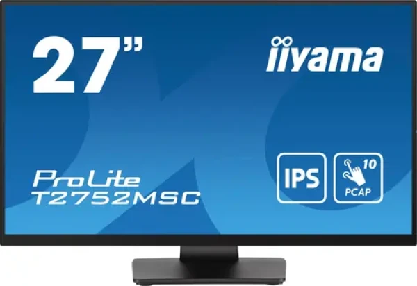 27" IIYAMA ProLite T2752MSC-B1 černá / IPS / 1920x1080 / 16:9 / 5ms / 1000:1 / 360cd / repro / HDMI / DP (T2752MSC-B1)