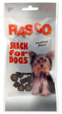 RASCO Pochoutka lososová kolečka pro psy / 50 g / lososová příchuť (4904-65006)