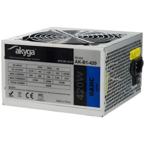 Akyga Basic AK-B1-420 šedá / Zdroj / ATX / 420W / pasivní PFC / 120 mm (AK-B1-420)